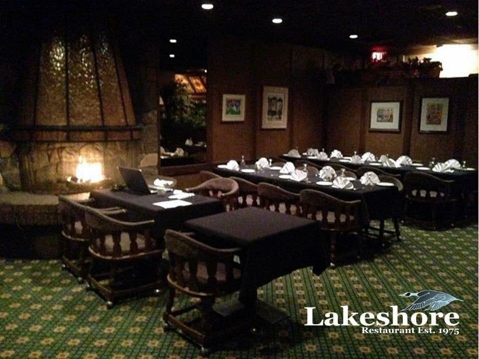 Private Lounge at the Lakeshore Restaurant